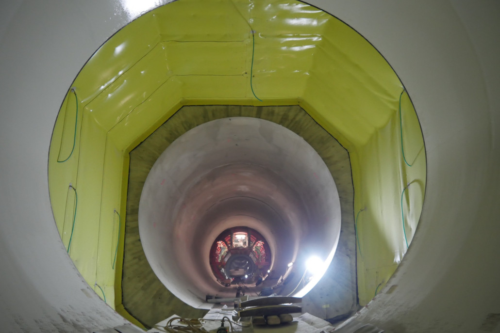 Pumped Storage Plant Kaprun III (AT), Passive-Prestressing Grouting  & Installation of Geomembrane.